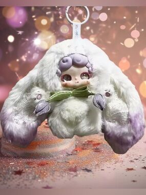 NEW Lucky Deer Nai “Hua Yang” 🐰 Goodnight Bunny Scented Plush Bag Charm 💜